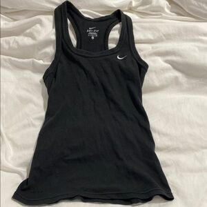 Nike Women's Black Dri-FIT Tank Top